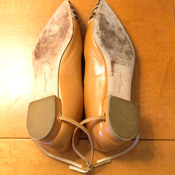 JENNIFER CHAMANDI 'Lorenzo 20' Leopard Print Calf Hair/Leather Ballet Flats - Picture 11 of 12